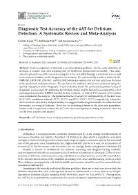 A Systematic Review and Meta-Analysis