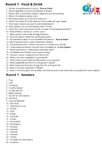 Print Quiz Here