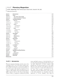 10.07 Planetary Magnetism J
