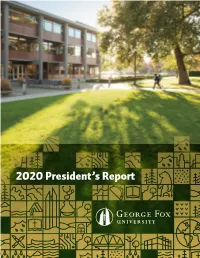 2020 President's Report