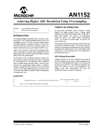 Achieving Higher ADC Resolution Using Oversampling
