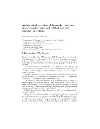 An Historical Overview of Kronecker Function Rings, Nagata Rings, and Related Star and Semistar Operations