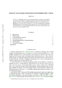 EXPLICIT VOLOGODSKY INTEGRATION for HYPERELLIPTIC CURVES 3 P-Adic Height Pairings