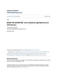 How to Break the Light Barrier by AD 2079