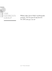 'James Gibbs's Autobiography Revisited'