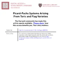 Picard-Fuchs Systems Arising from Toric and Flag Varieties