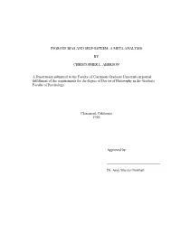 Self-Esteem and Ingroup Bias