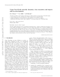 V-Type Near-Earth Asteroids: Dynamics, Close Encounters and Impacts With
