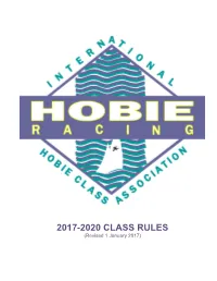2017-2020 Class Rules