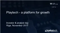 A Platform for Growth