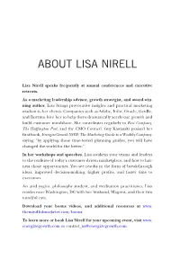 About Lisa Nirell