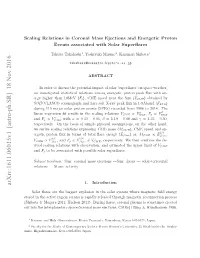 Arxiv:1611.06015V1 [Astro-Ph.SR] 18 Nov 2016 U Noteitrlntr Pc Crnlms Jcin;Cmes Pla Ejections; Mass Coronal (Coronal ﬂares, Space During Interplanetary the Magne 2011)