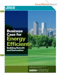 Business Case for Energy Efficient Building Retrofit and Renovation Table of Contents 4 Foreword: Making the Business Case