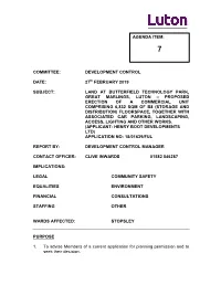 Committee: Development Control