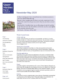 Newsletter May 2020