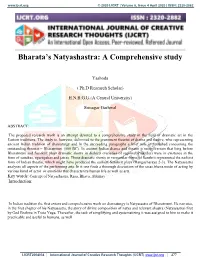 Bharata's Natyashastra: a Comprehensive Study