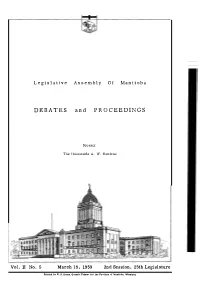 DEBATES and PROCEEDINGS