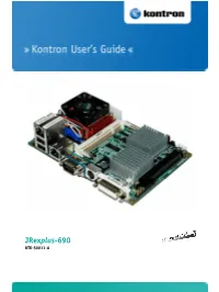 Jrexplus-690 User´S Guide