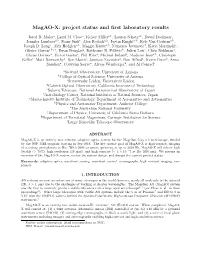 Magao-X: Project Status and First Laboratory Results