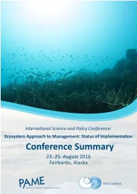 The Summary Report of the International Science And