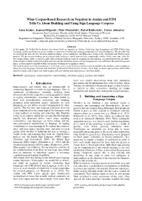 What Corpus-Based Research on Negation in Auslan and PJM Tells Us About Building and Using Sign Language Corpora
