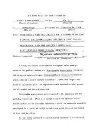 AN ABSTRACT of the THESIS of Robert Frank Koontz for the Ph