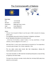 Commonwealth Handout