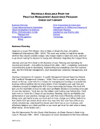 Materials Available from the Practice Management Assistance Program Check-Out Library
