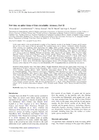 New Data on Spider Fauna of Iran (Arachnida: Araneae), Part II Alireza Zamania, Omid Mirshamsib,C*, Behnaz Jannesarb, Yuri M