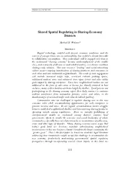 Shared Spatial Regulating in Sharing-Economy Districts
