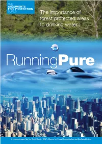 The Importance of Forest Protected Areas to Drinking Water