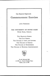 Commencement Exercises