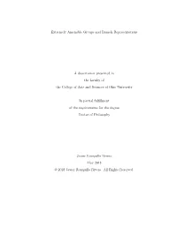 Extremely Amenable Groups and Banach Representations