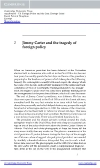 1 Jimmy Carter and the Tragedy of Foreign Policy