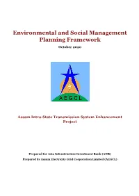 Environmental and Social Management Planning Framework October 2020