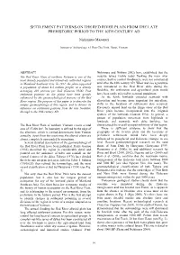 Settlement Patterns on the Red River Plain from the Late Prehistoric Period to the 10Th Century Ad