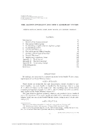 THE ARASON INVARIANT and MOD 2 ALGEBRAIC CYCLES Contents