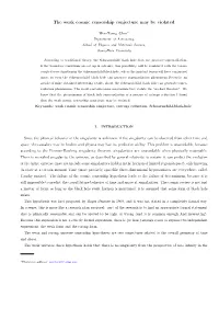 The Weak Cosmic Censorship Conjecture May Be Violated
