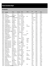 Premise Classification Report