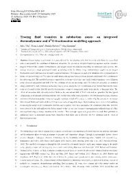Tracing Fluid Transfers in Subduction Zones: an Integrated 18 2 Thermodynamic and Δ O Fractionation Modelling Approach