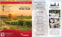 Winetrail Kicked Off by a Unique (Optional) Walk Or Run Through the Vineyards