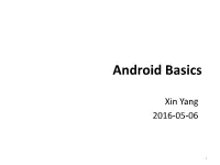 Introduction to Android
