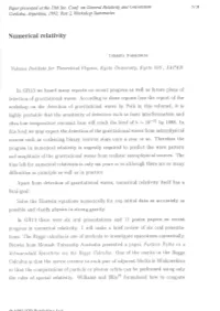 Numerical Relativity