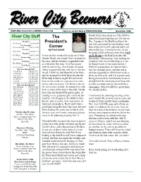 November 2009 Randy Felice Has Asked Me If the RCB Is River City Stuff the Interested in Participating in a Toy Run on President President’S Dec