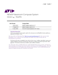 Avid Inews V5.1.1 Readme