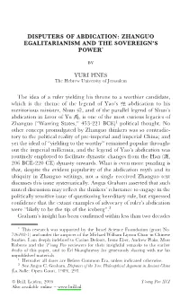 Disputers of Abdication 243