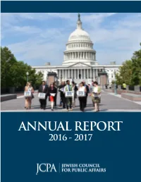 ANNUAL REPORT 2016 - 2017 Table of Contents