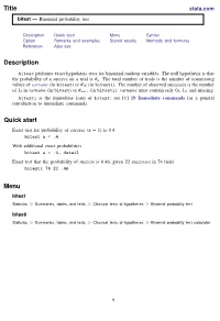 Bitest — Binomial Probability Test