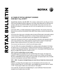 BULLETIN Engines