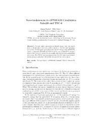 Non-Randomness in Estream Candidates Salsa20 and TSC-4